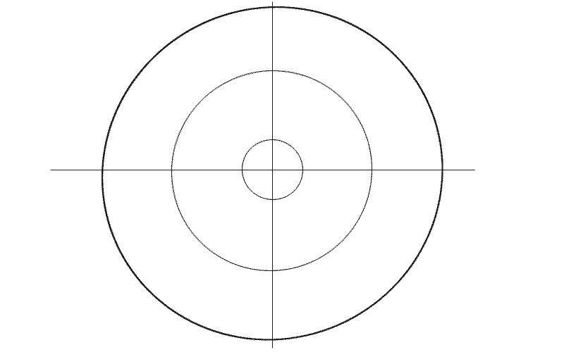 Шаг четвёртый - соединяем плавными линиями точки пересечения на схеме
